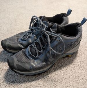 Merrell Womens Size 10 Siren Edge 3 Trail Hiking Shoes Sneakers Gray/Blue Vibram